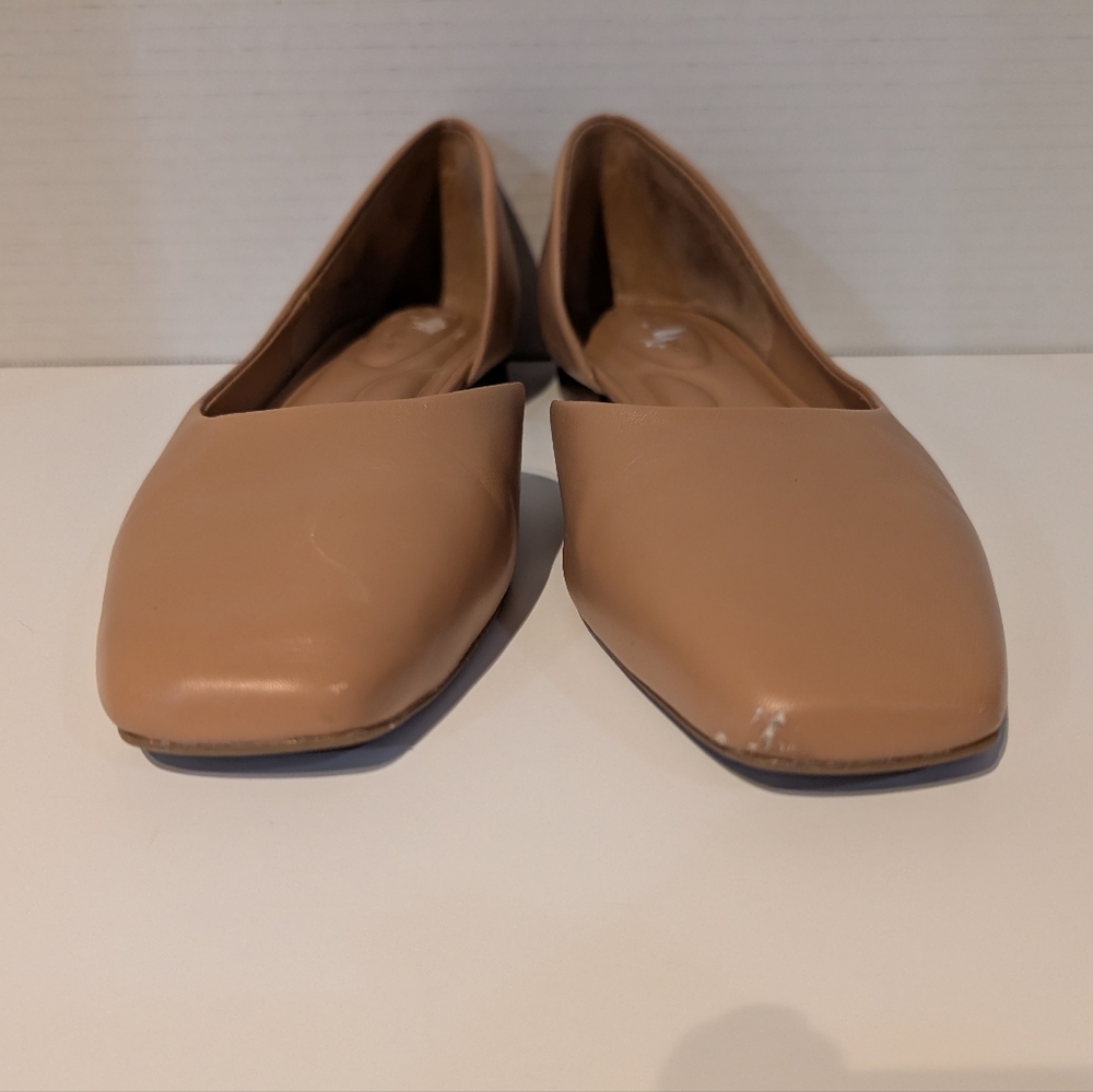 Antonio Melani Tan Flats Leather Sz. 7 1/2 - Picture 6 of 12